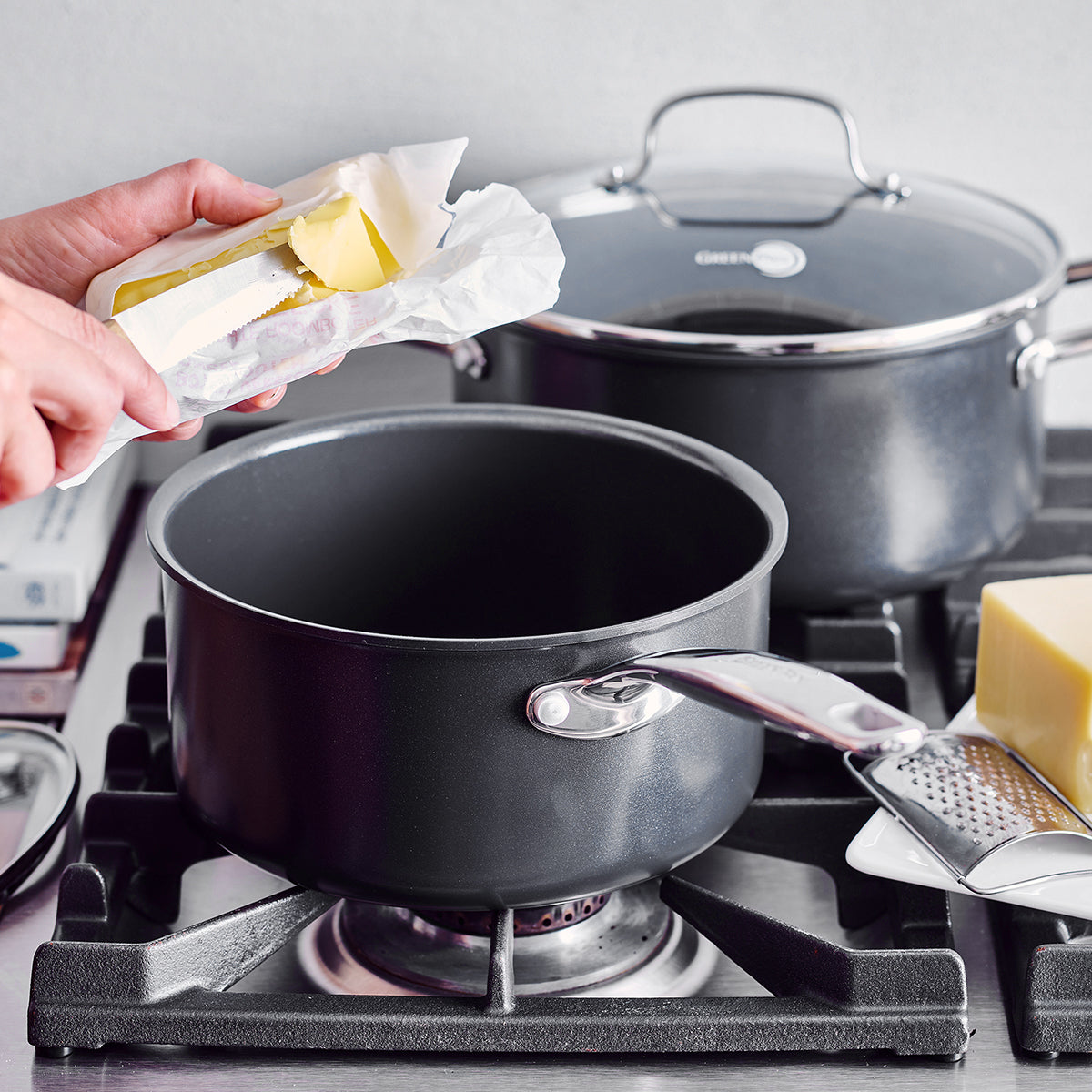 Premium Chatham Black Ceramic Nonstick 11-Piece Cookware Set - Durable & Eco-Friendly Pots & Pans for Healthy Cooking | Perfect for Frying, Sautéing & Boiling in Modern Kitchens