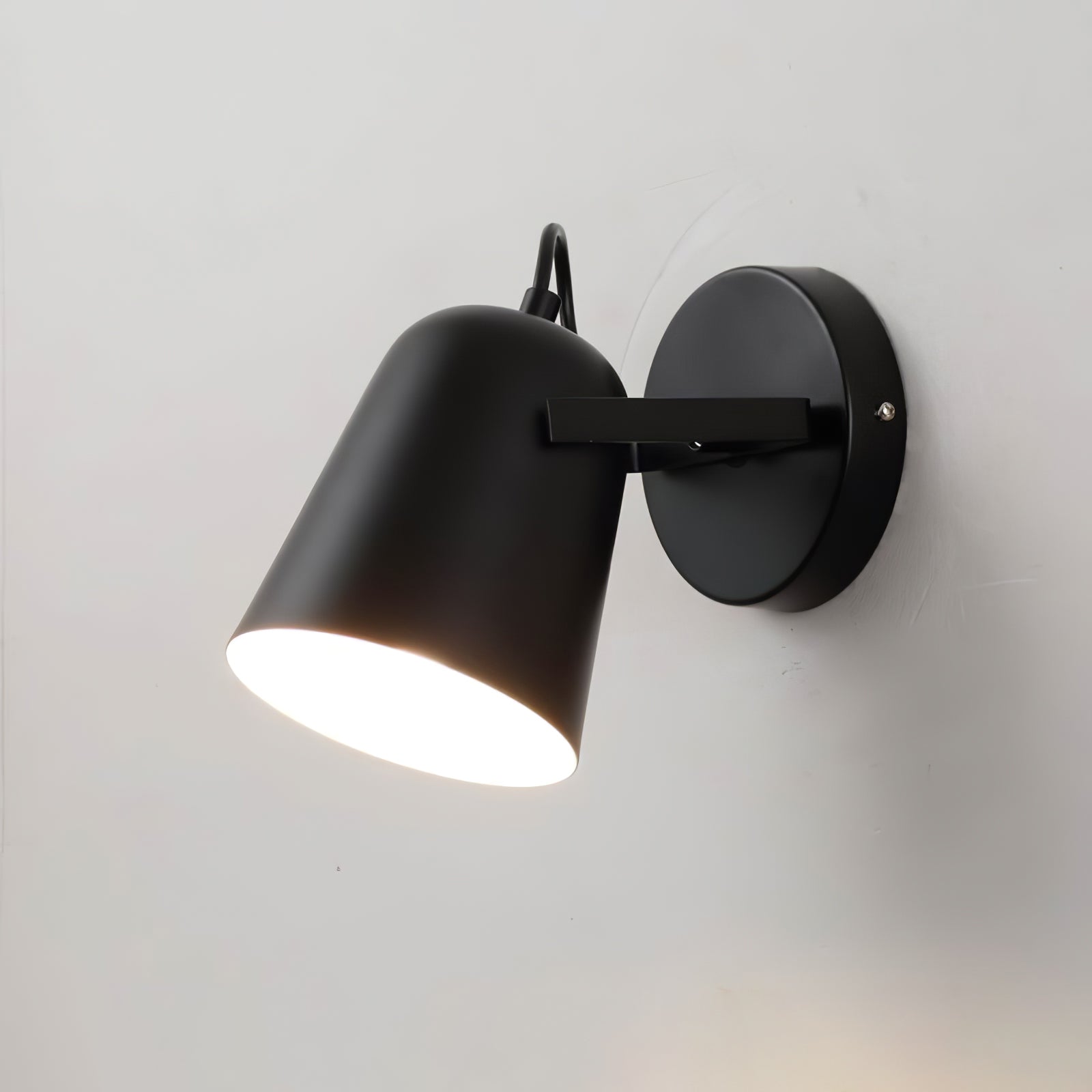 Rotatable Wall Lamp with Adjustable Bells - Modern LED Sconce Light for Bedroom, Living Room & Hallway Decor