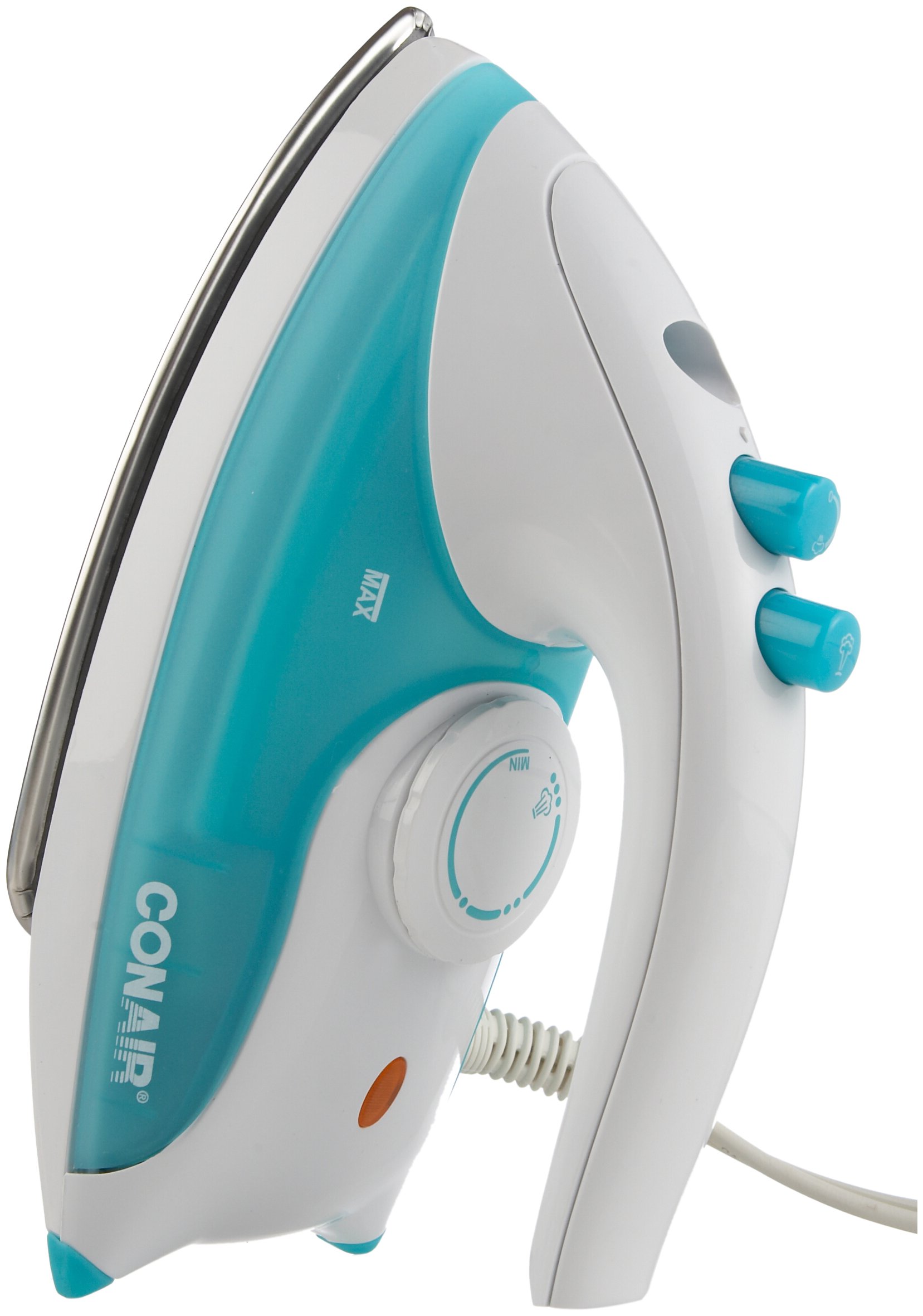 Conair EZ Press 800 Watt Handheld Steam Iron - Portable Travel Clothes Steamer for Wrinkles, Quick & Easy Garment Care - Perfect for Home, Office, and Travel Use