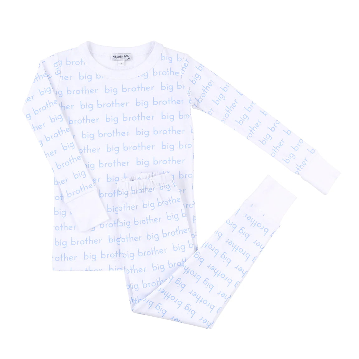 Big Brother Printed Long Sleeve Pajamas for Men - Soft & Comfortable Sleepwear for Winter Nights, Family Matching Pajama Sets, Cozy Loungewear for Christmas & Holiday Gatherings