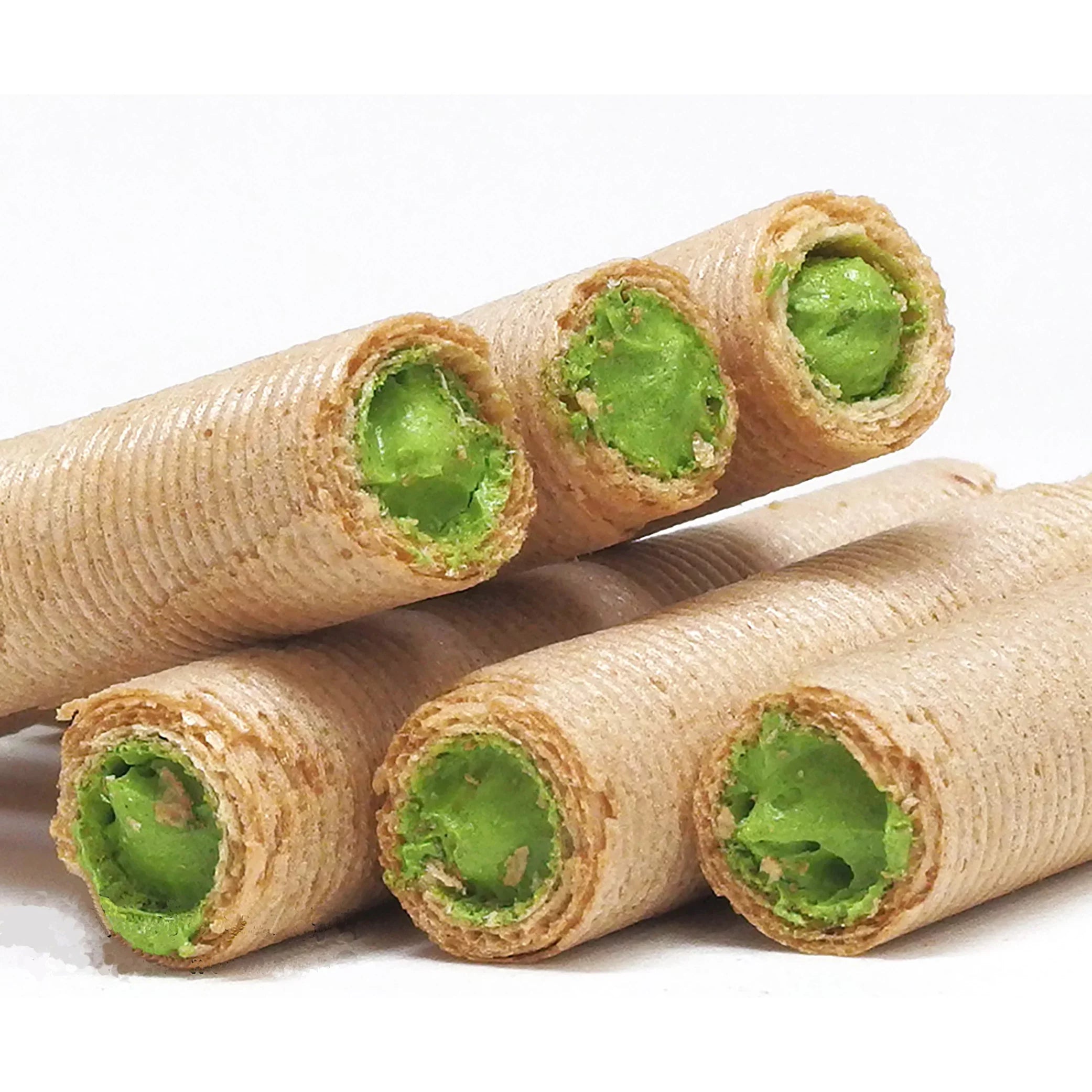 Premium Marukyu Koyamaen Matcha Green Tea Cream Wafer Roll Cookies - 16 Piece Pack - Perfect for Tea Time, Gifts & Japanese Snack Lovers