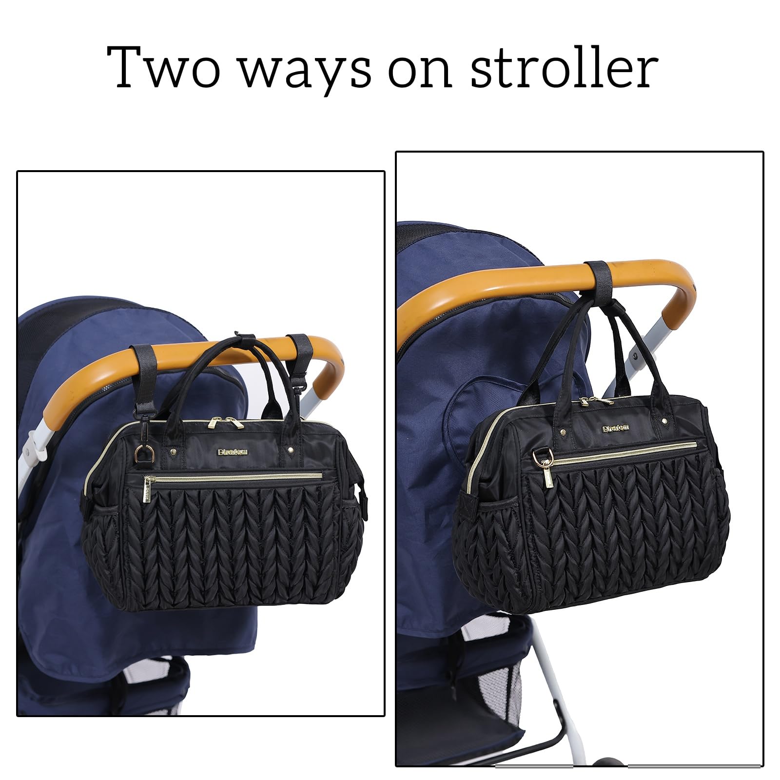 Small Diaper Bag for Women - Mini Crossbody Diaper Purse & Convertible Backpack Tote | Stylish Travel Baby Bag for Moms | Perfect for Daycare, Shopping & Family Outings
