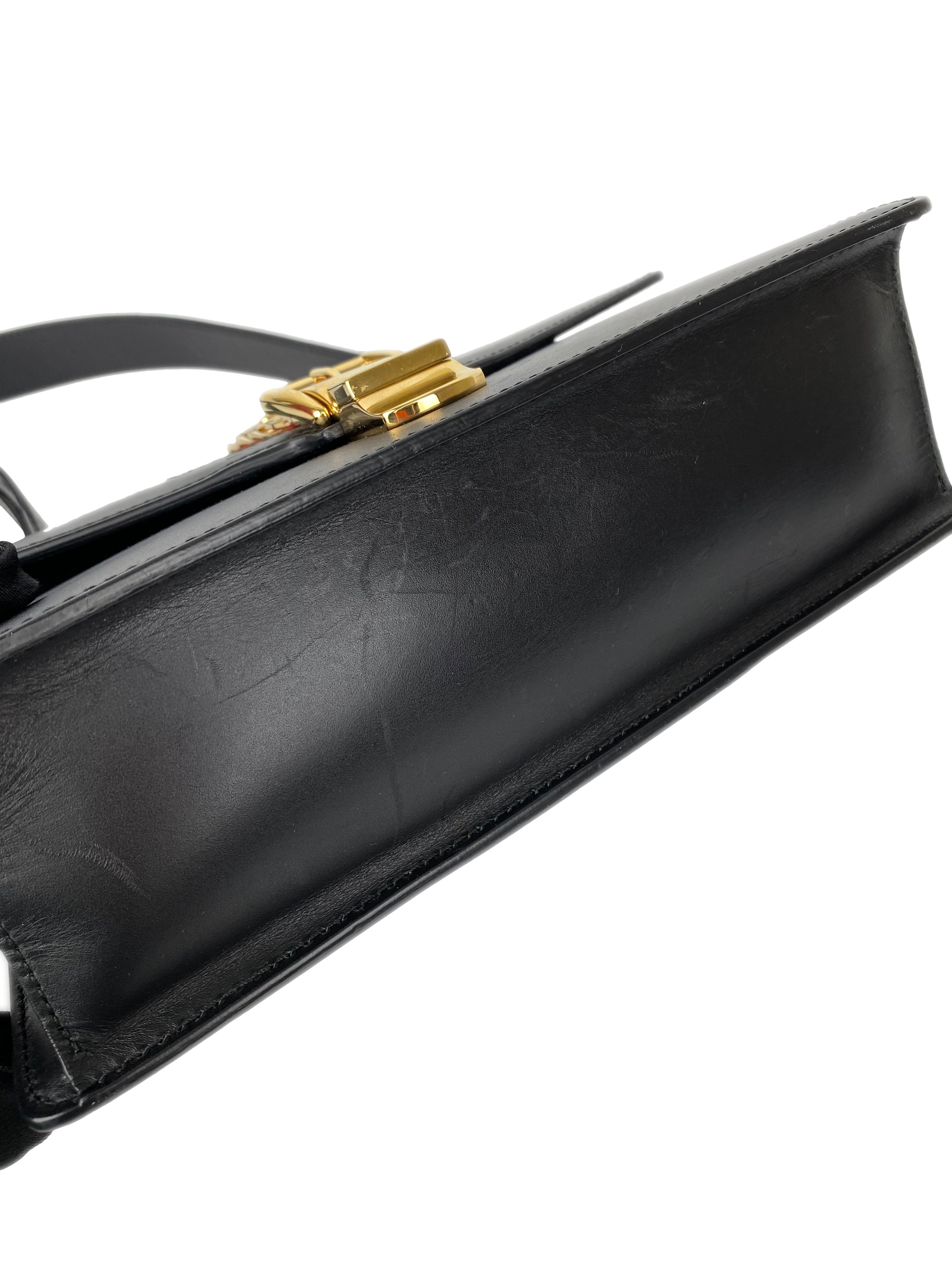 Gucci Black Small Sylvie Bag - Luxury Leather Crossbody Handbag for Women | Perfect for Parties, Dates & Everyday Use
