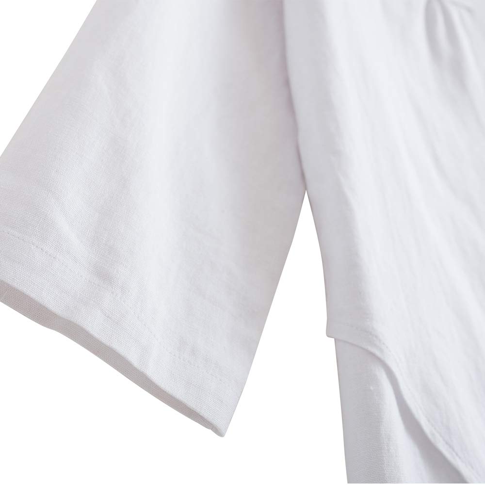 KSUA Women's Cotton Kung Fu Uniform - Tai Chi & Martial Arts Training Suit with 3/4 Sleeves - Perfect for Wushu, Taekwondo, and Fitness Exercises