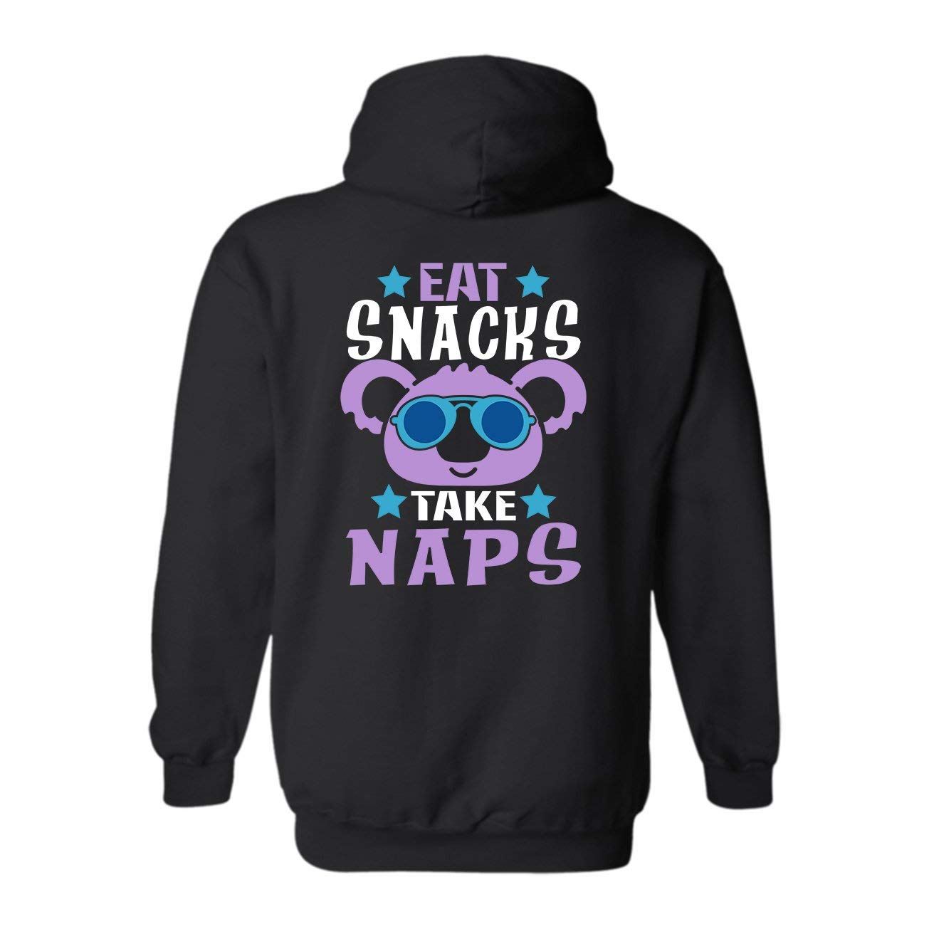 Koala Eat Snacks Take Naps Hoodie - Men's & Women's Soft Cotton Pullover Sweatshirt | Casual Loungewear, Streetwear Fashion, Gift for Animal Lovers