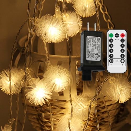 Warm White 100 LEDs Plug in