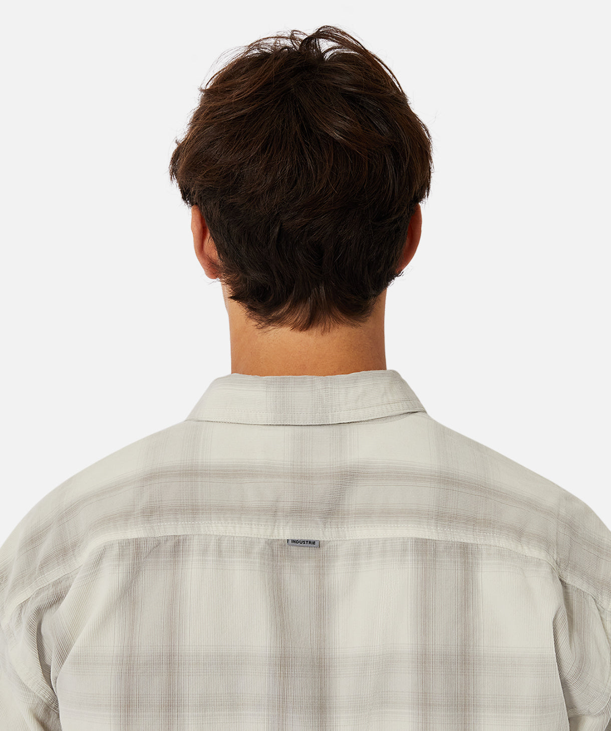 Kodiak LS Shirt - Cream Grey | Men's Long Sleeve Flannel Shirt for Outdoor Hiking & Casual Wear