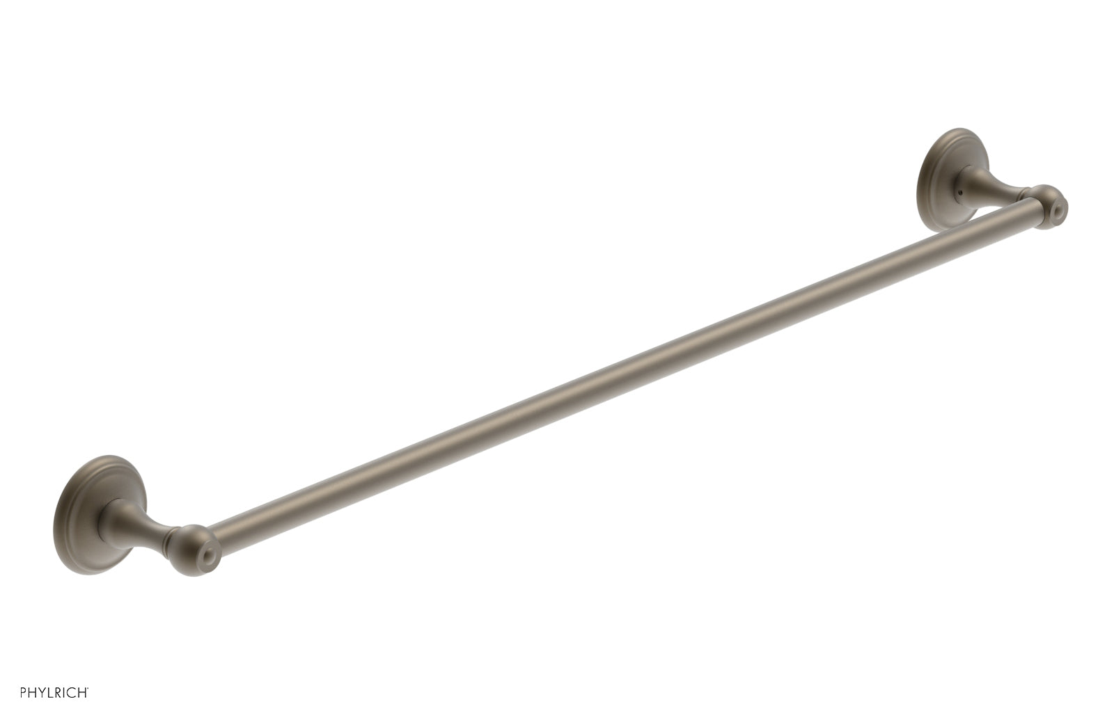 3RING 30-Inch Brushed Nickel Towel Bar - Heavy Duty Bathroom Towel Rack for Kitchen, Bathroom, and Laundry Room - Rust-Resistant & Easy to Install