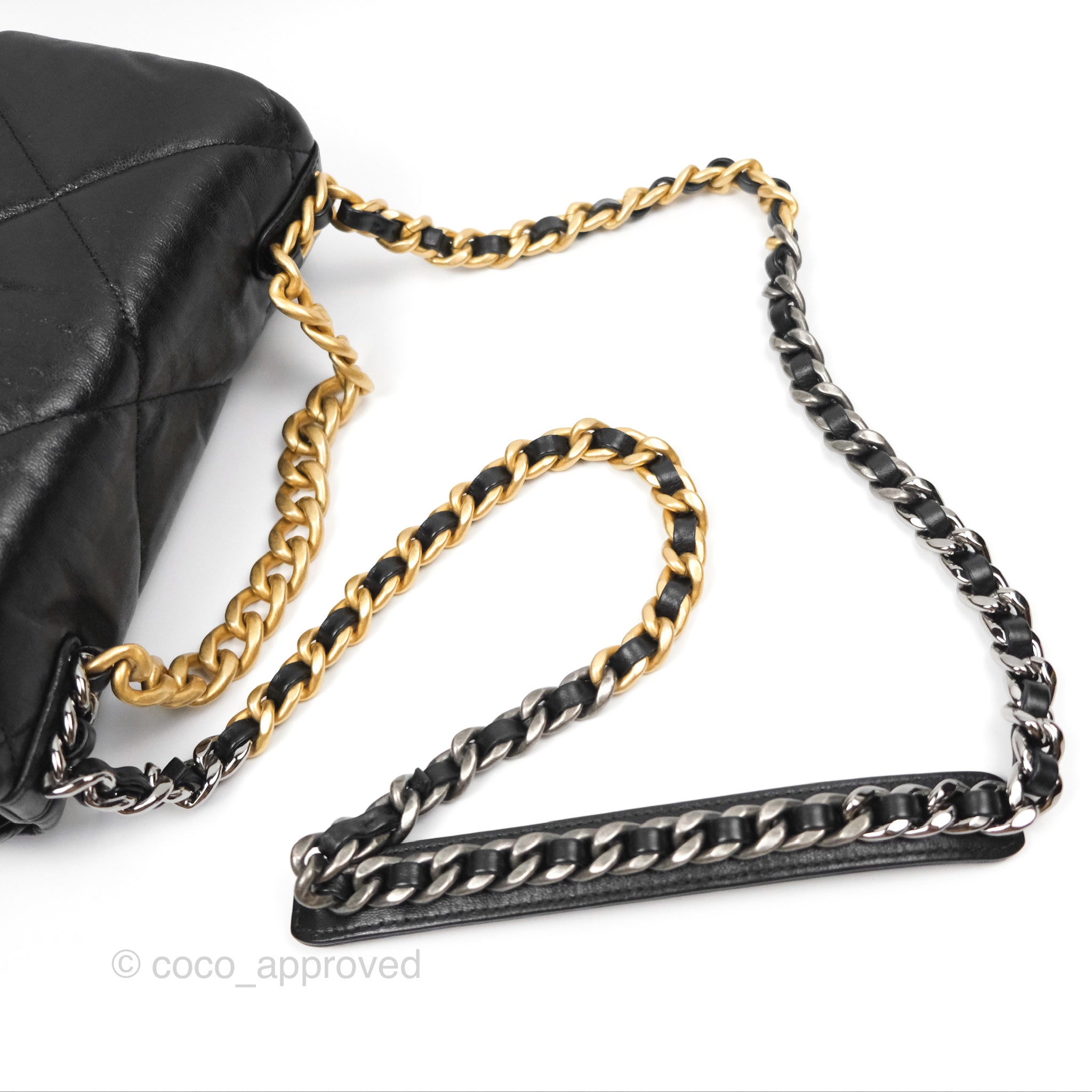 Chanel 19 Small Handbag Black Mixed Hardware - Luxury Designer Crossbody Bag for Women, Perfect for Date Night & Evening Events