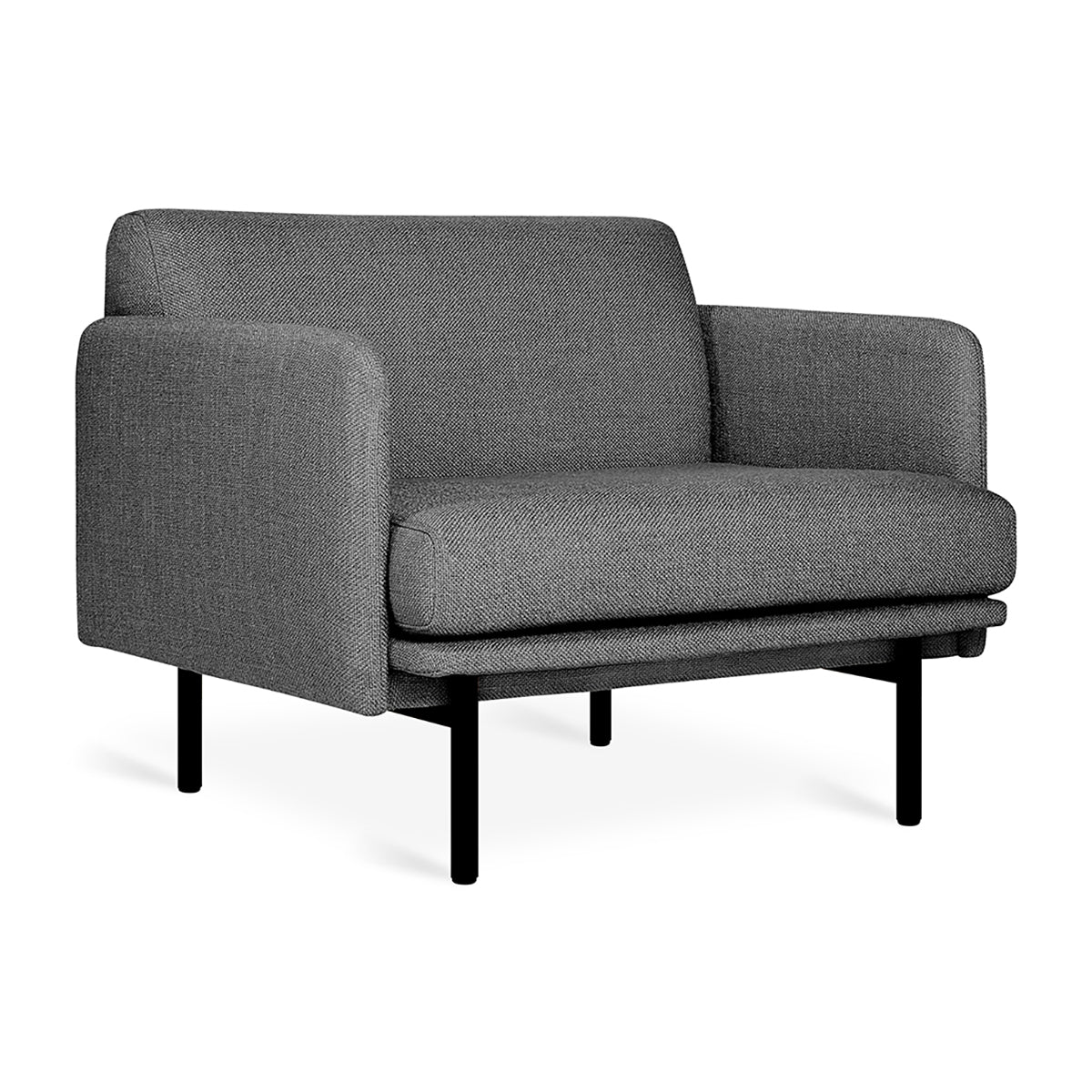 Foundry Fabric Armchair - Modern Upholstered Accent Chair for Living Room, Bedroom & Office - Comfortable Lounge Seating for Home Decor