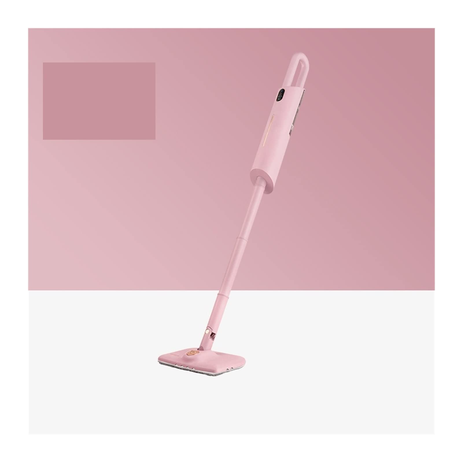 SHANG-JUN Electric Steam Mop - Handheld High-Temperature Steam Cleaner for Floors, Carpets & Windows - Lightweight & Smart Design for Dorm, Home & Office Use (Tea Powder Color, X-Small Size) - Perfect for Quick Cleaning, Sanitizing & Removing Stubborn Stains