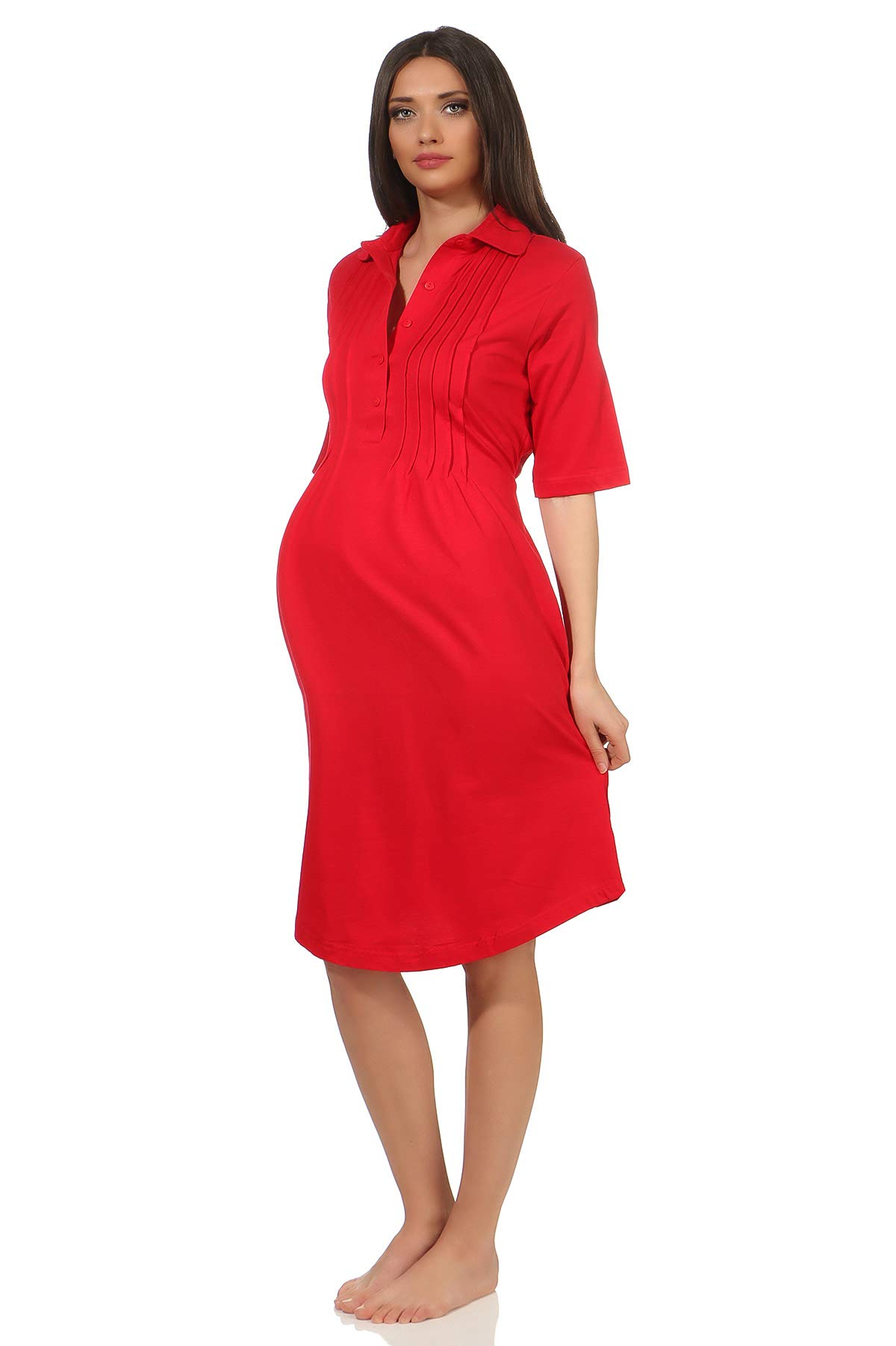 Comfortable Women's Nursing & Maternity Nightgown - Soft Breastfeeding Sleep Shirt for New Moms - Perfect for Nighttime Nursing and Relaxing at Home
