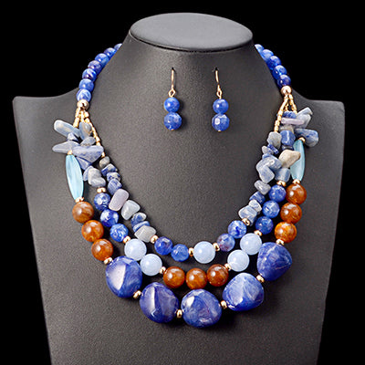 African Beads Jewelry Set for Weddings - Handmade Bridal Accessories for Women, Perfect for Bridal Showers, Cultural Celebrations & Special Occasions