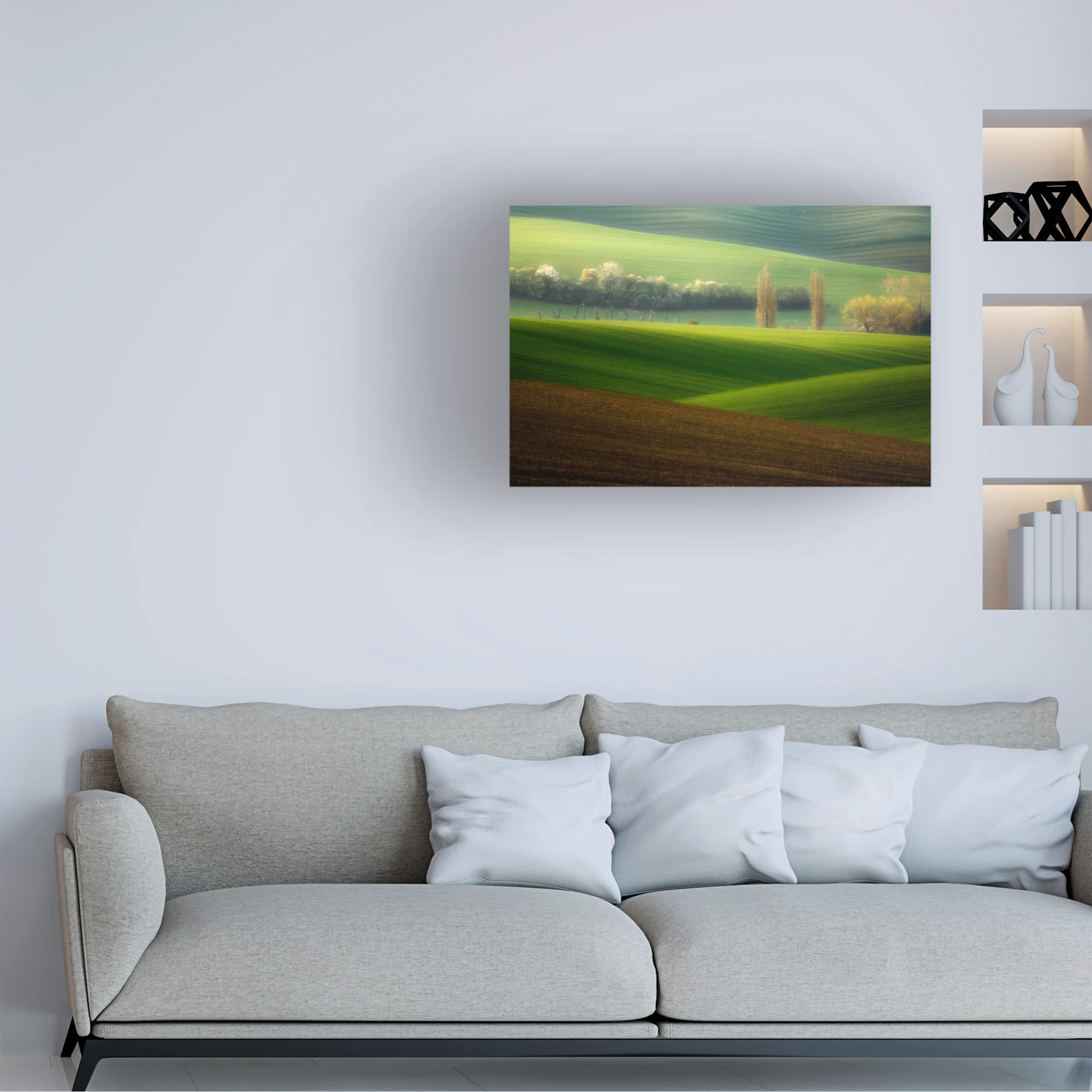Trademark Fine Art 'Brothers' Canvas Wall Art Print by Krzysztof Browko - Modern Home Decor for Living Room, Bedroom & Office