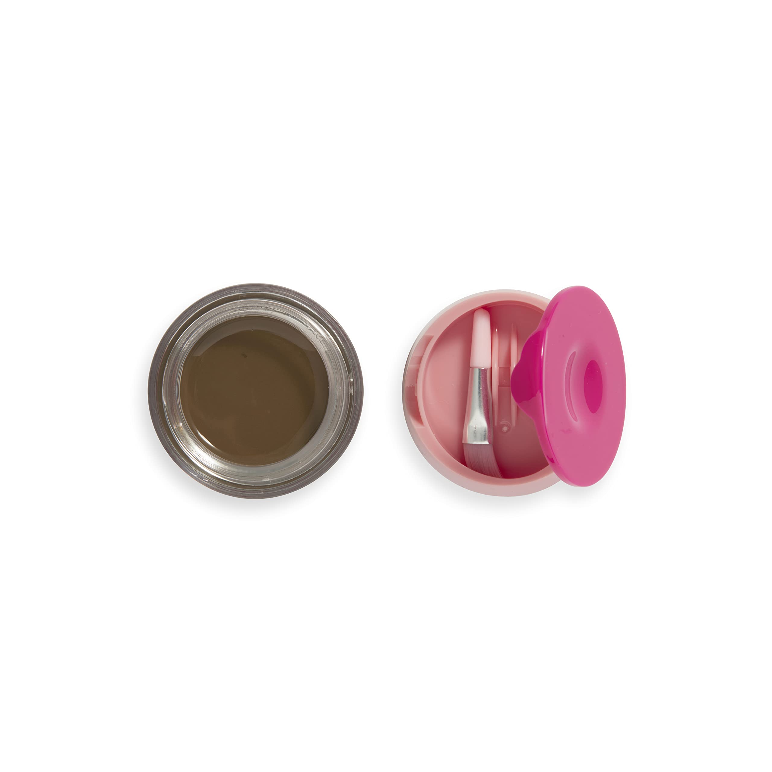 Revolution Beauty London Brow Pot in Salted Caramel - 6g Creamy Eyebrow Pomade for Natural Looking Brows | Perfect for Everyday Makeup & Professional Styling