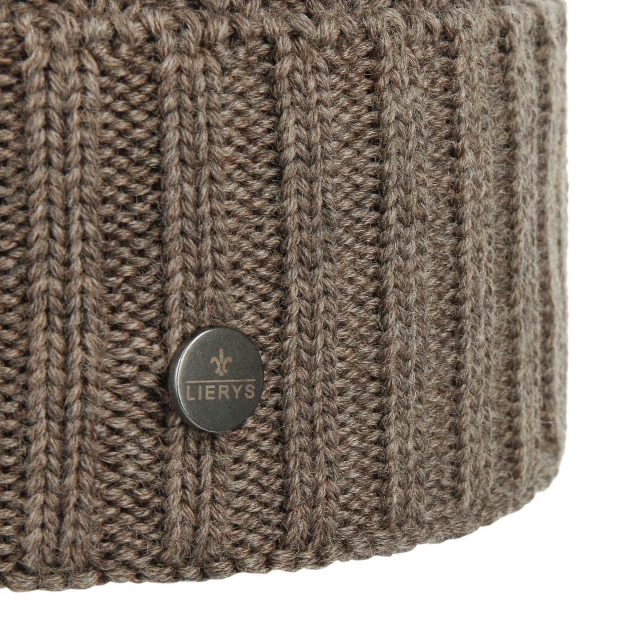 Lierys Merino Wool Rib Knit Beanie - Soft Winter Hat for Men & Women - Perfect for Skiing, Hiking & Cold Weather Activities