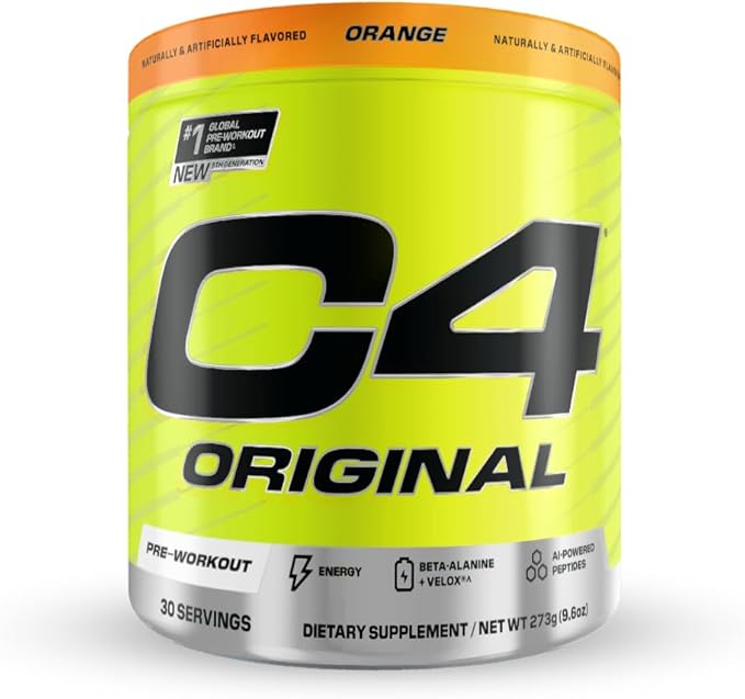 Cellucor C4 Original Pre Workout Powder - Energy & Endurance Booster for Gym, Running & Fitness Training