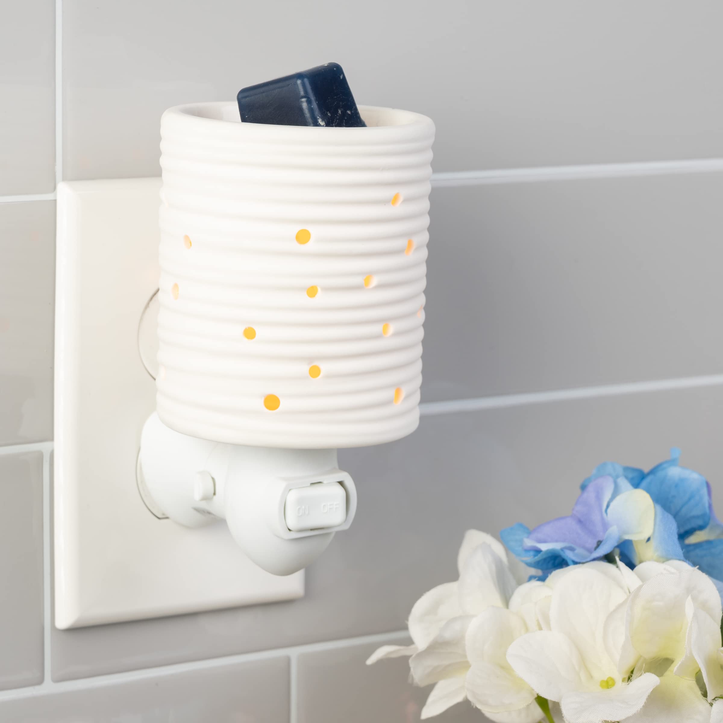 Scentsationals Lillian Electric Wax Warmer - Scented Wax Melter for Home, Plug-in Fragrance Diffuser & Wickless Candle Alternative - Perfect for Living Room, Bedroom, Office & Gift Giving