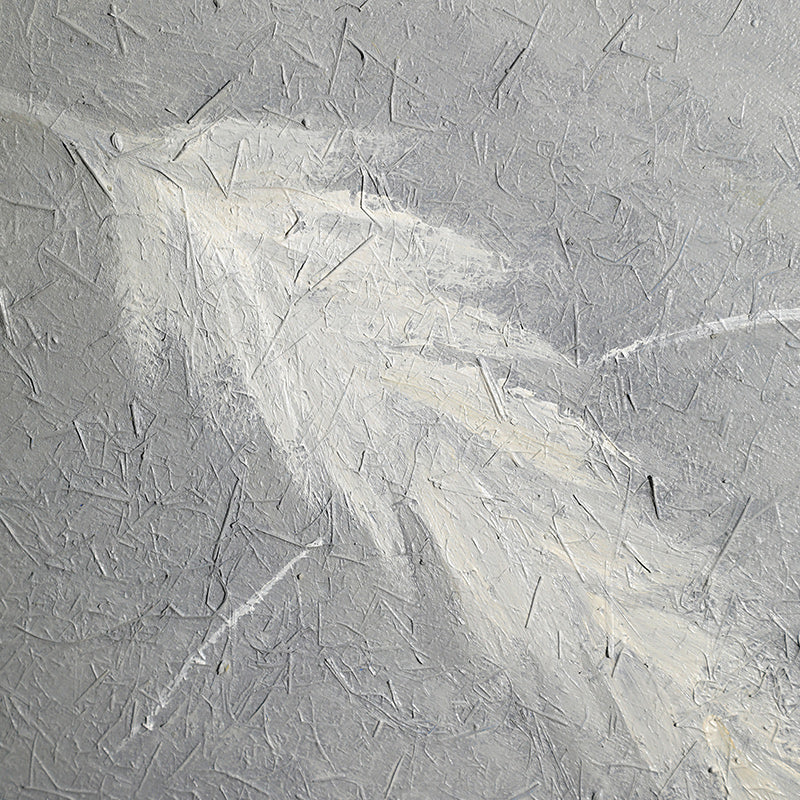 Hand Painted Mixed Media Artwork - Original Acrylic on Canvas Painting with Feathers for Wall Decor | Perfect for Living Room, Bedroom & Office