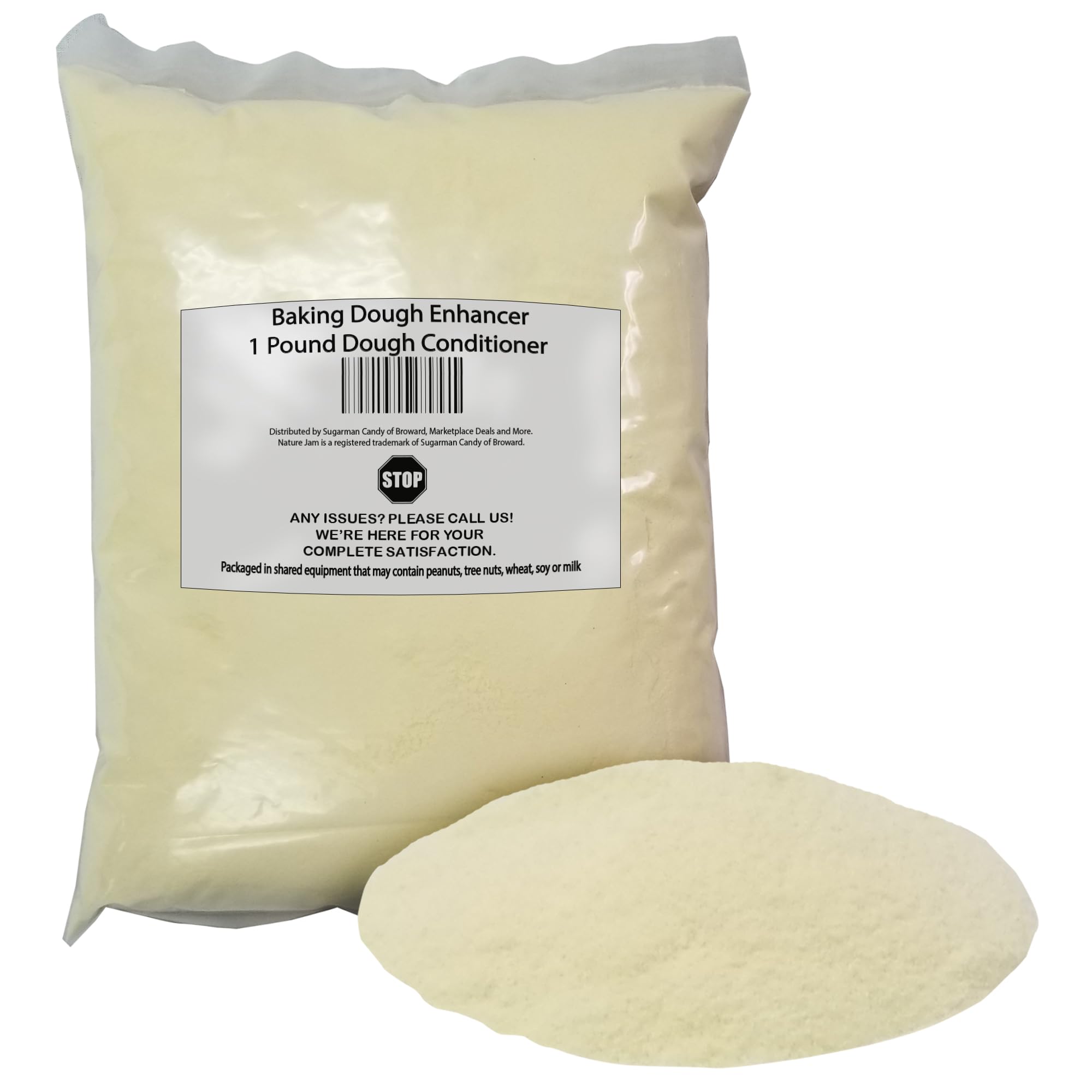 1LB Baking Dough Enhancer & Conditioner - Professional Donut & Pastry Improver for Soft, Fluffy Baked Goods - Perfect for Bakeries, Home Baking & Commercial Kitchens