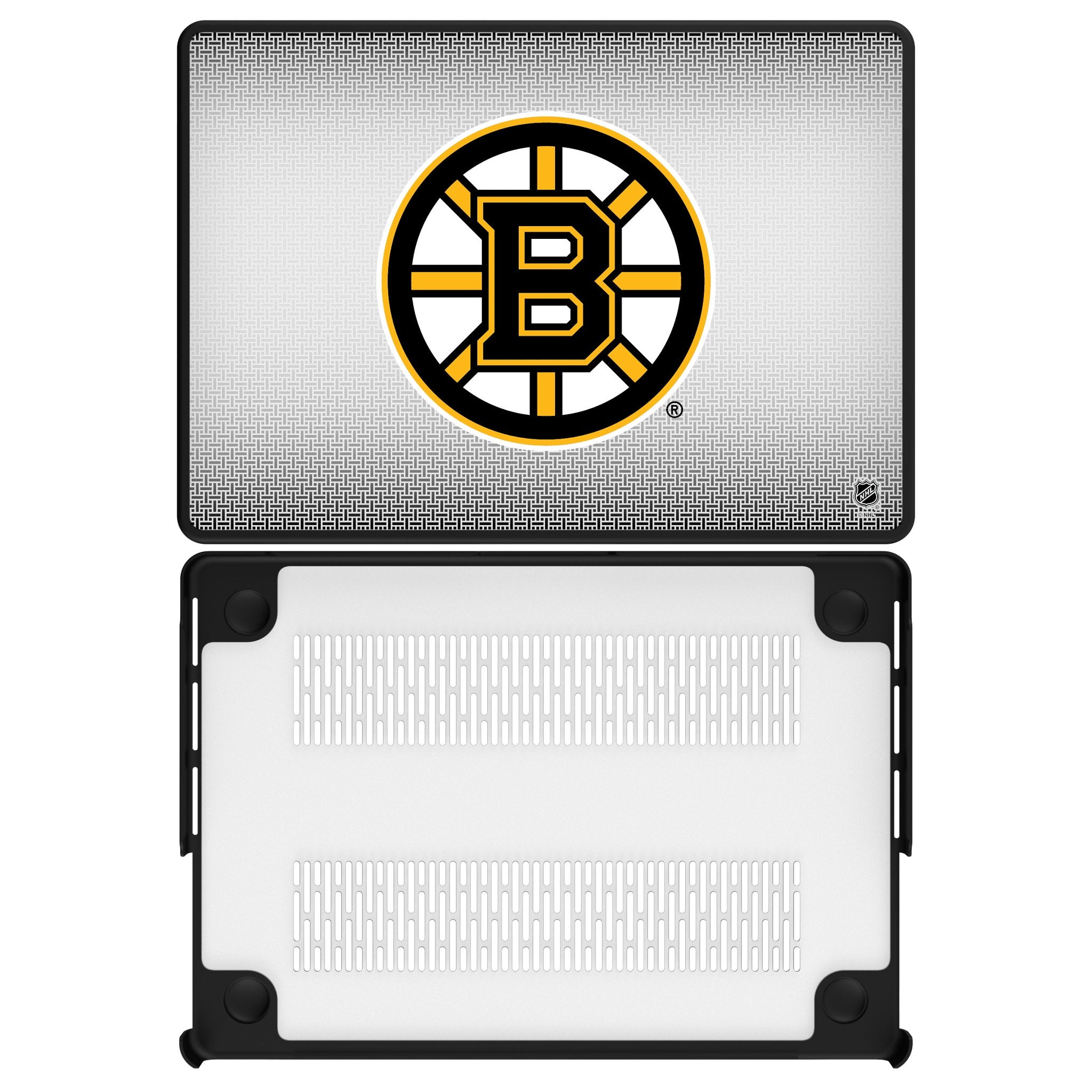 Boston Bruins Linen Laptop Sleeve Case - Protective 13-15 Inch MacBook Pro/Air Cover - Perfect for Work, School & Travel Accessories