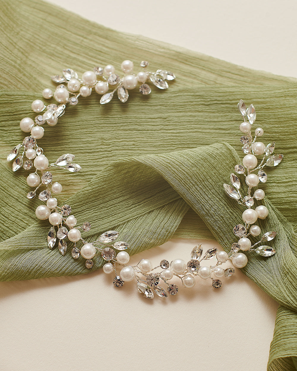 Emmy Pearl Hair Vine - Elegant Bridal Hair Accessory for Weddings, Prom & Special Occasions | Pearl Headpiece for Women