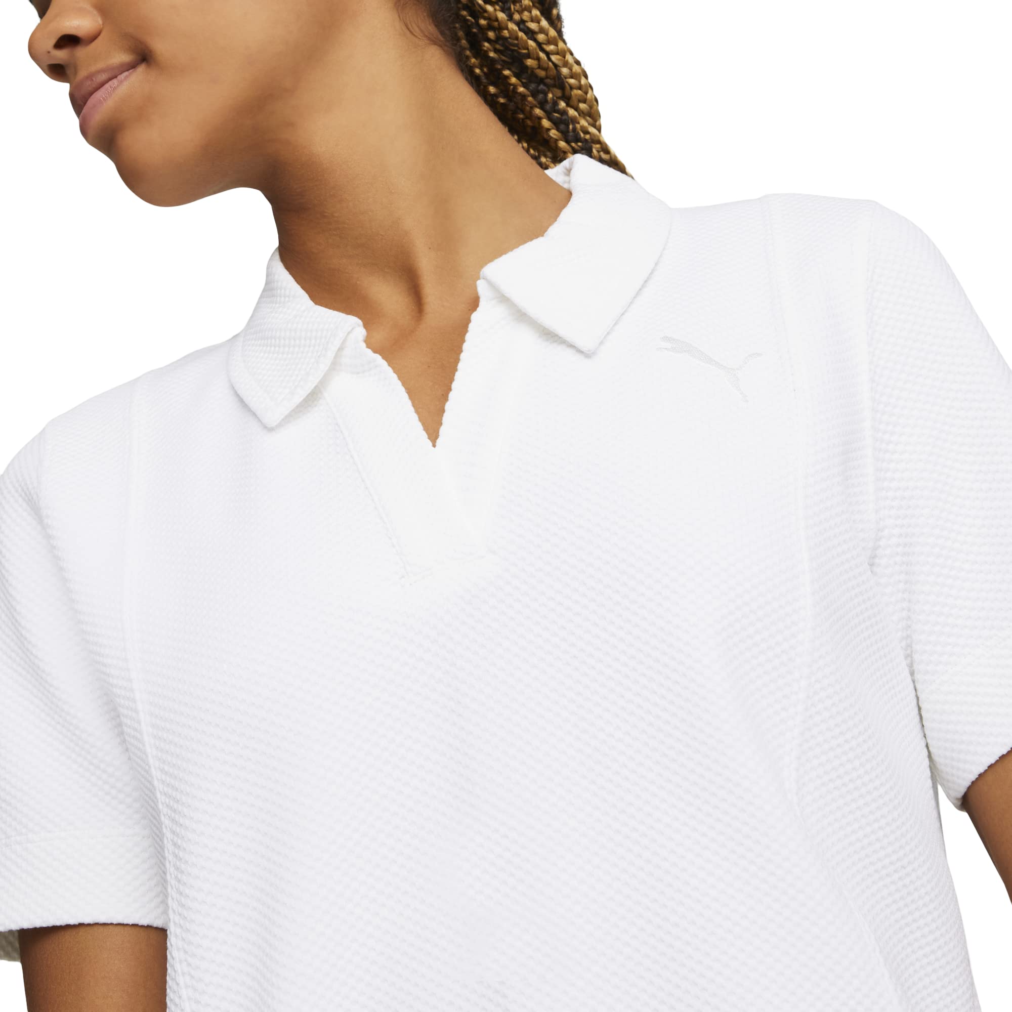 PUMA Women's Her Polo Dress - Stylish Casual & Athletic Wear for Golf, Tennis & Everyday Outfits | Comfortable & Breathable Fabric for Sports & Leisure Activities