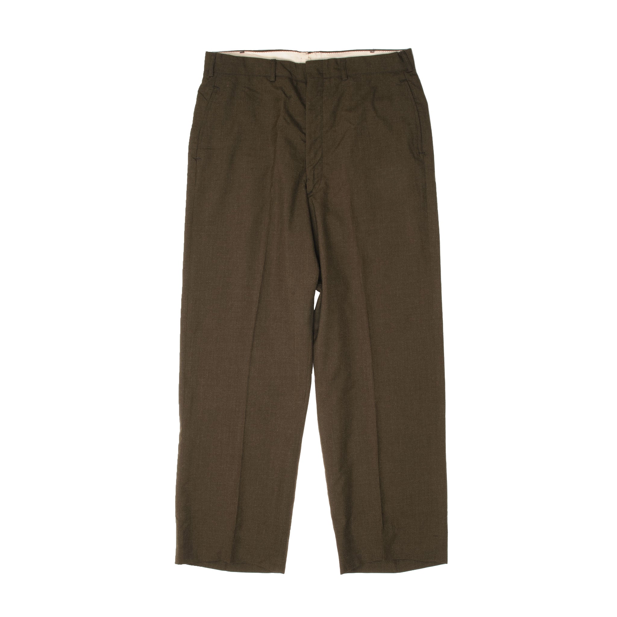 Vintage US Army Tropical Green Type II Dress Trousers Pants 1976 - 34XL Size - Authentic Military Uniform Pants for Collectors, Reenactments & Outdoor Adventures