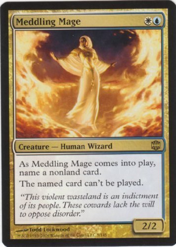 Meddling Mage - Alara Reborn Rare MTG Card for Magic: The Gathering Deck Building & Commander Format | Collectible Trading Card Game for Strategy Players