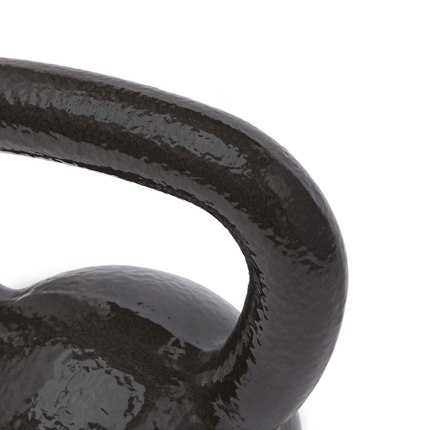Amazon Basics Cast Iron Kettlebell - 5-50 lbs Weight Options for Home Gym, Strength Training & Fitness Workouts - Perfect for CrossFit, HIIT, and Functional Training