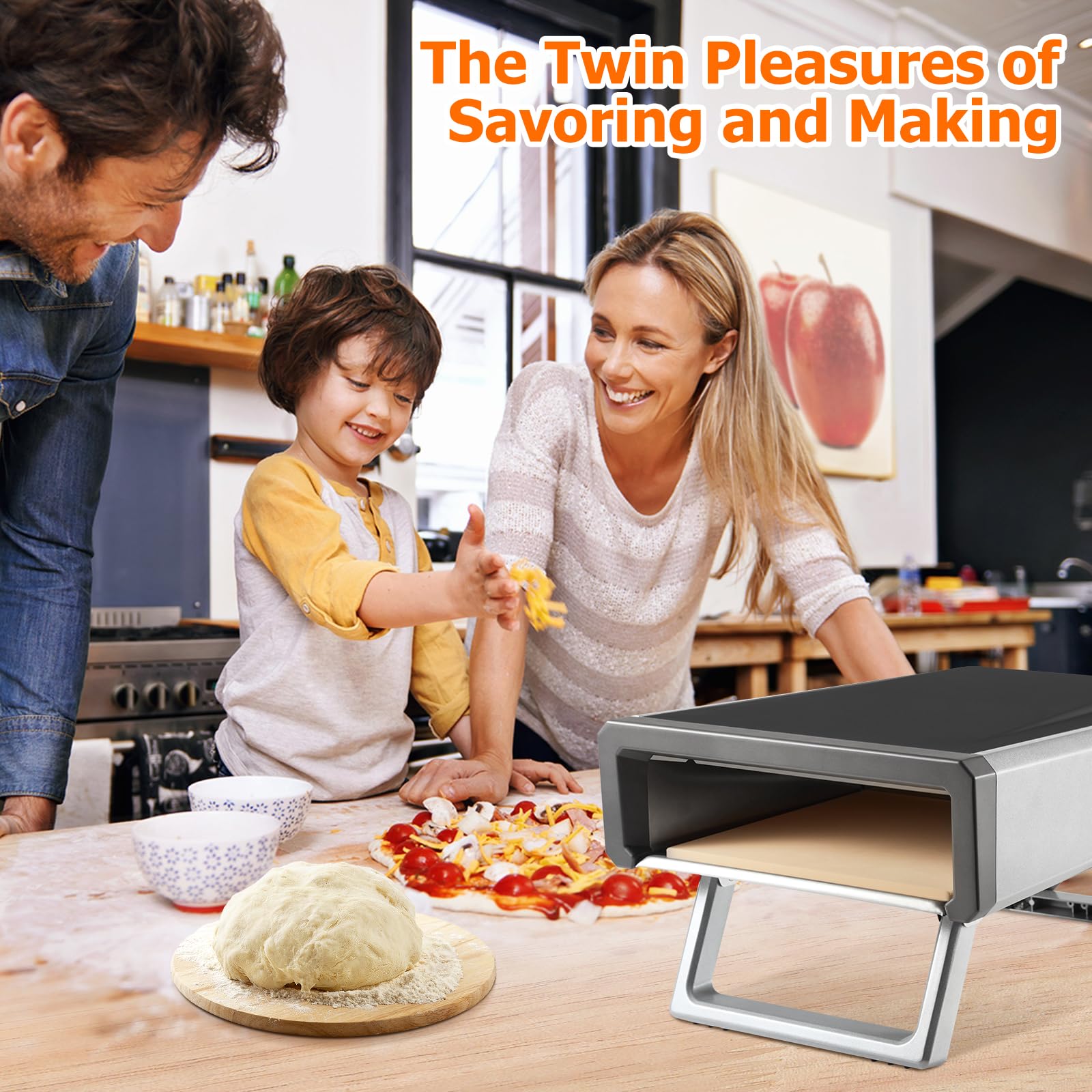 Best Outdoor Gas Pizza Oven - Portable Backyard Kitchen Pizza Maker for Patio, Camping & Tailgating | Perfect for Home, Restaurant & Outdoor Cooking