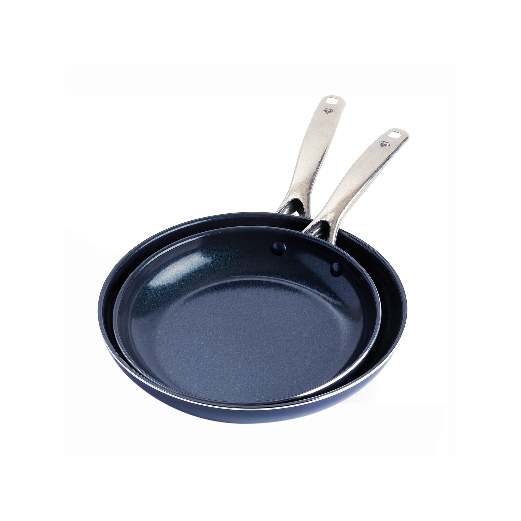 Blue Diamond As Seen On TV Infused 2-Piece Aluminum Non-Stick Frying Pan Set (9.5