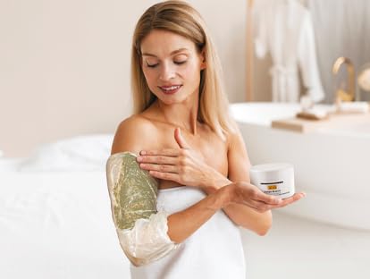 Guam Intensive Arms Slimming Mud Treatment - Firming, Toning & Rejuvenating for Saggy Skin with Seaweed & Essential Oils | At-Home Spa Treatment for Flabby Arms & Cellulite Reduction