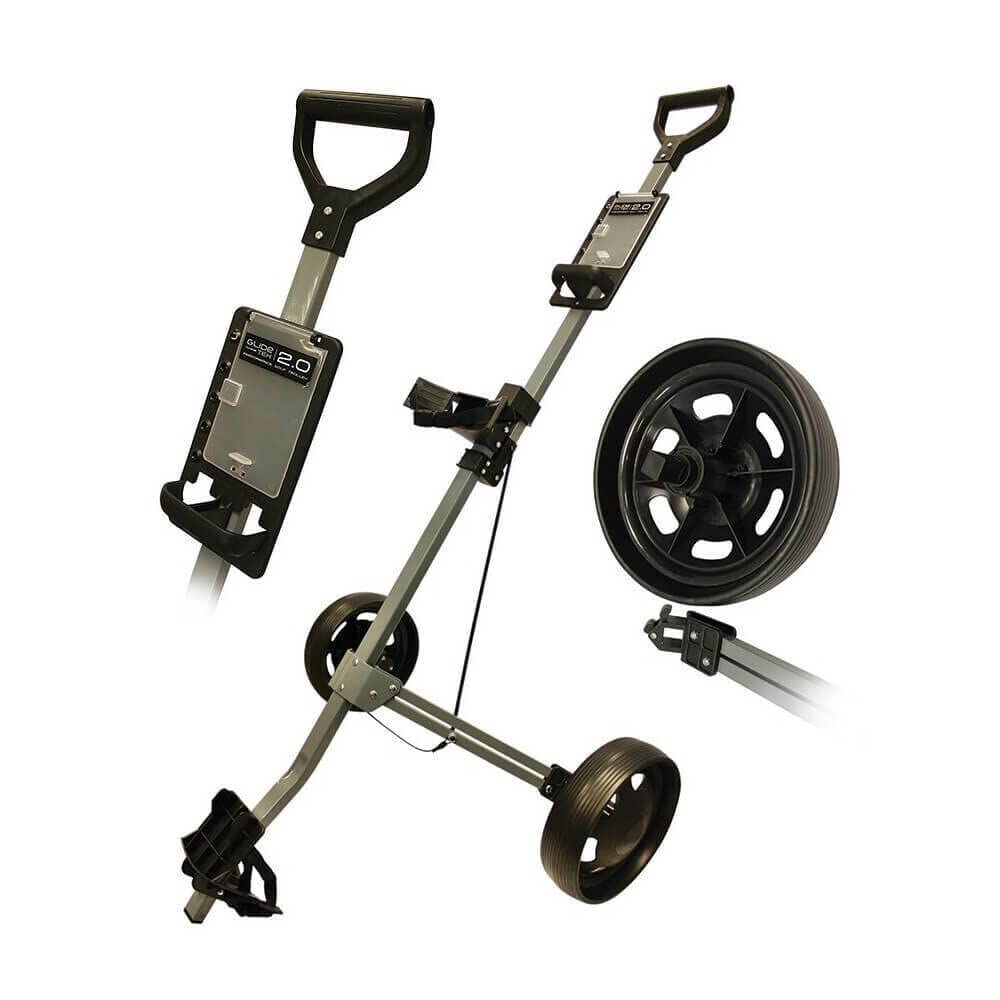 Premium Unisex Golf Push Cart - Lightweight & Durable Gunmetal/Black Golf Trolley for Men & Women | Perfect for Golf Courses, Driving Range & Outdoor Sports
