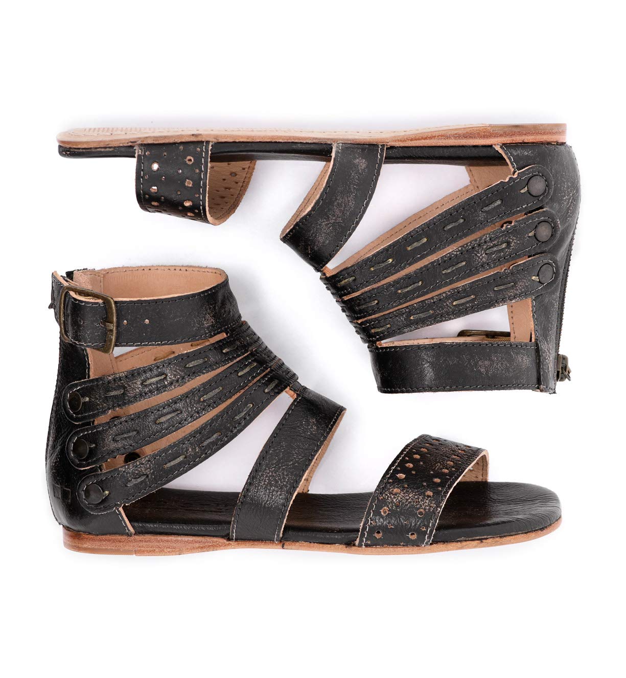 Bed:Stu Artemis Women's Sandal - Comfortable Leather Straps & Cushioned Footbed | Fashionable Summer Casual Shoes for Walking, Beach & Outdoor Activities
