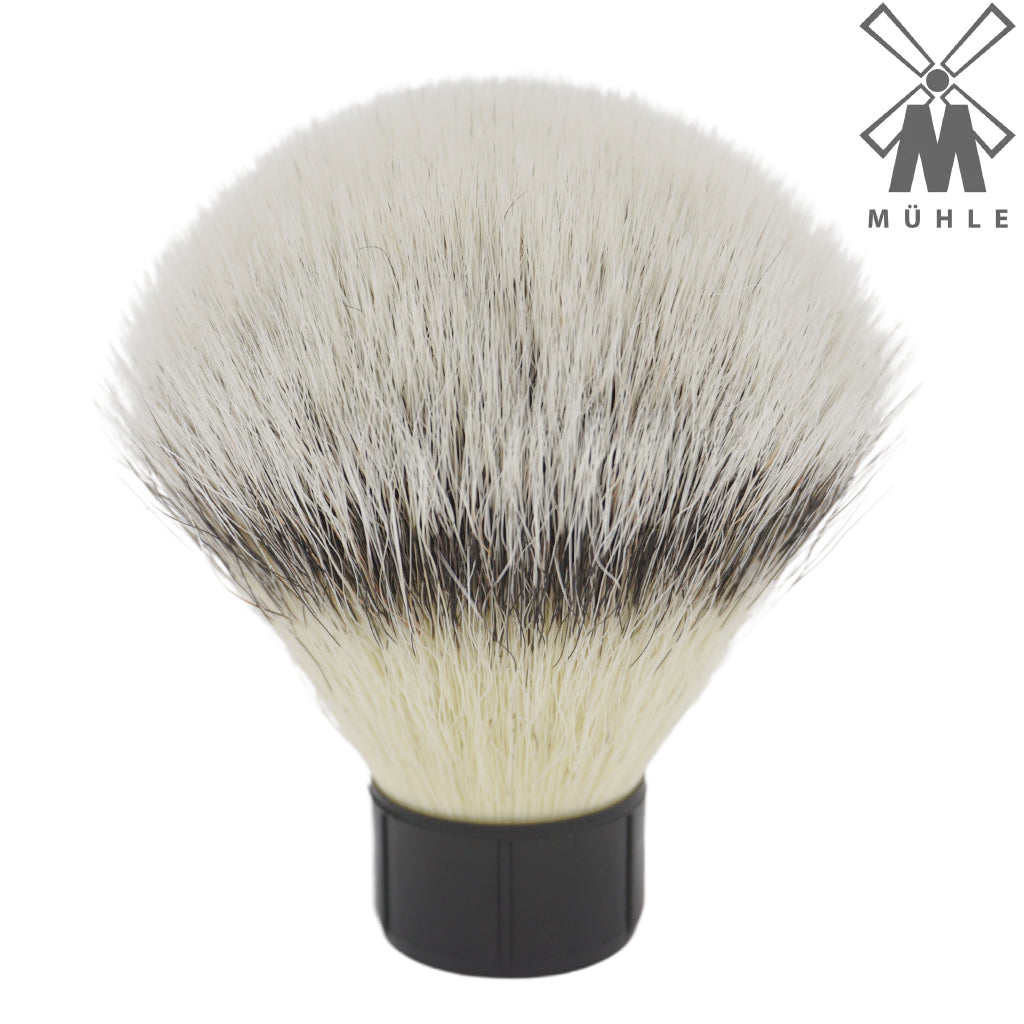25mm Mühle STF XLarge Silvertip Fibre Synthetic Shaving Brush - Premium Wet Shaving Tool for Men's Grooming & Luxury Beard Care
