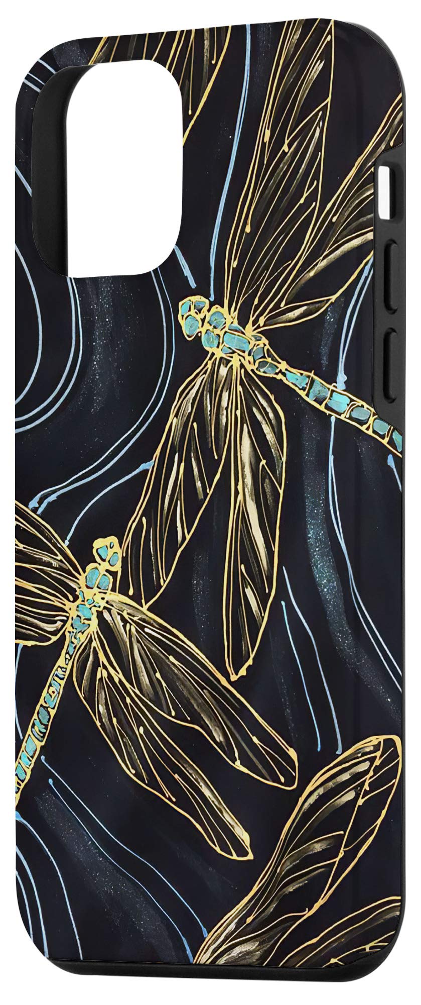 Cute Dragonfly iPhone 12 Mini Case - Slim Protective Cover for Men & Women | Perfect for Everyday Use, Work & Travel