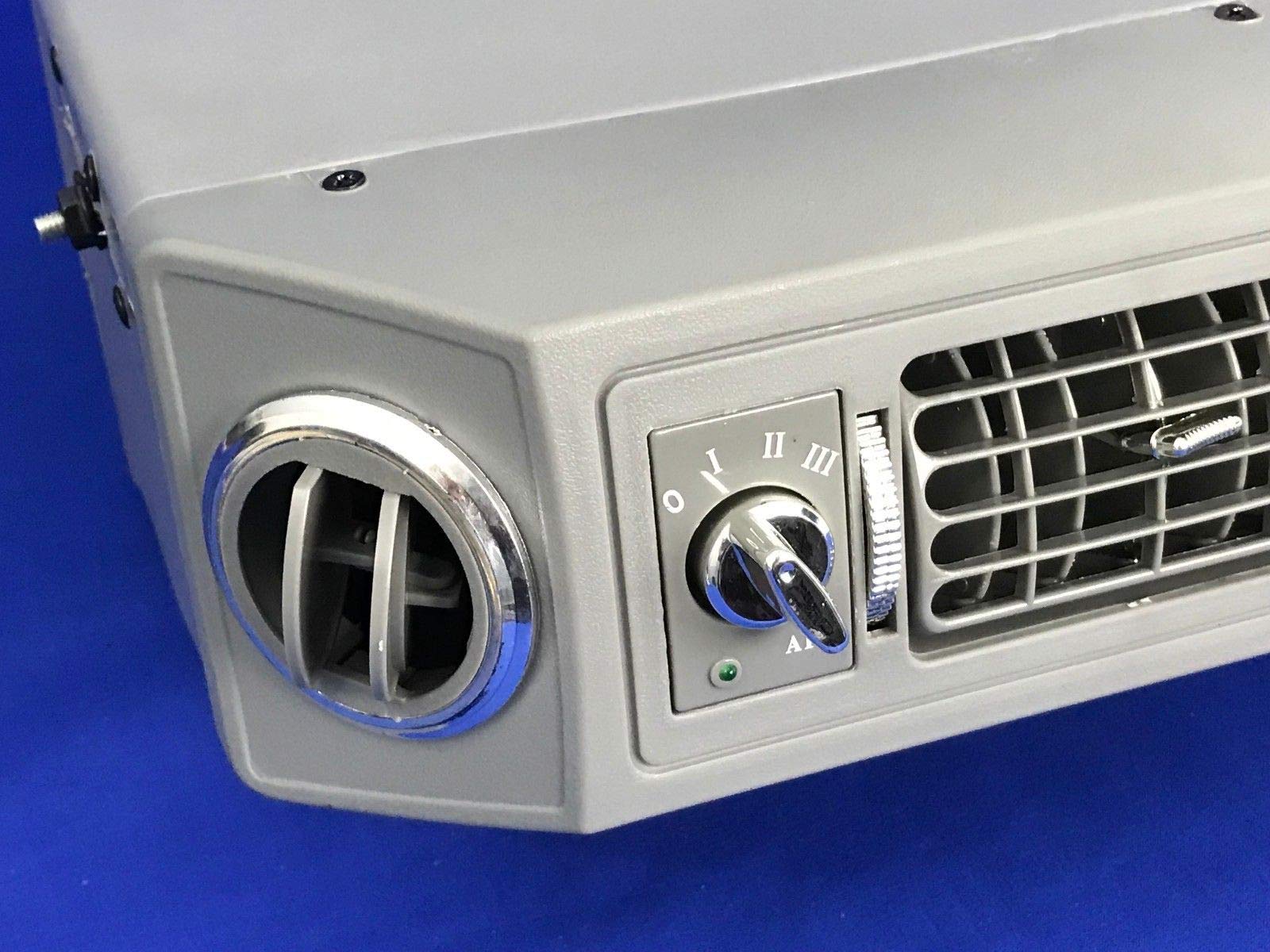 12V Universal Under-Dash Heater with Speed Switch - Compact Car & Truck Heating Solution for Winter Comfort | Ideal for Defrosting & Cabin Warming