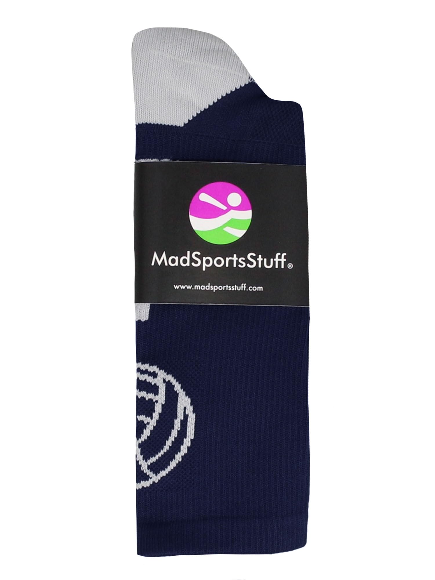 MadSportsStuff Volleyball Socks for Women, Girls & Teens - Breathable Crew Length Socks for Volleyball Players - Perfect Volleyball Accessories & Gifts for Training, Matches & Sports Enthusiasts