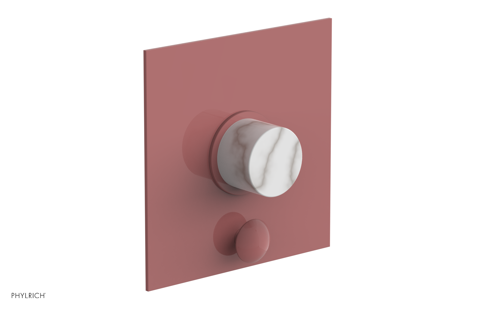 Premium BASIC II Pressure Balance Shower Plate with Diverter & Handle Trim Set - 4 Inch Chrome Finish for Bathroom Renovation | Perfect for Modern Home & Spa Experience