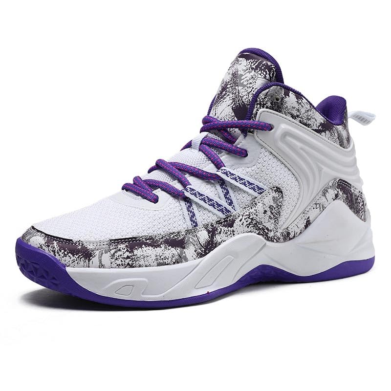 CJSPORX Breathable Non-Slip Basketball Shoes for Men & Women - Lightweight Outdoor Sports Sneakers for Running, Training & Street Fashion