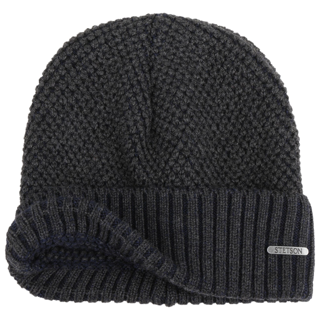 Stetson Tevida Merino Wool Beanie with Cuff - Warm Winter Hat for Men & Women - Perfect for Skiing, Hiking, and Outdoor Activities
