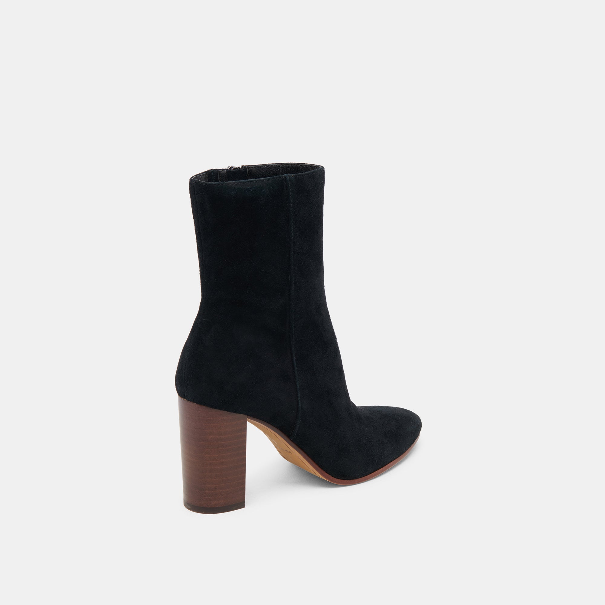 Suzy Booties Onyx Suede - Stylish & Comfortable Women's Ankle Boots for Fall & Winter Fashion, Office & Casual Wear