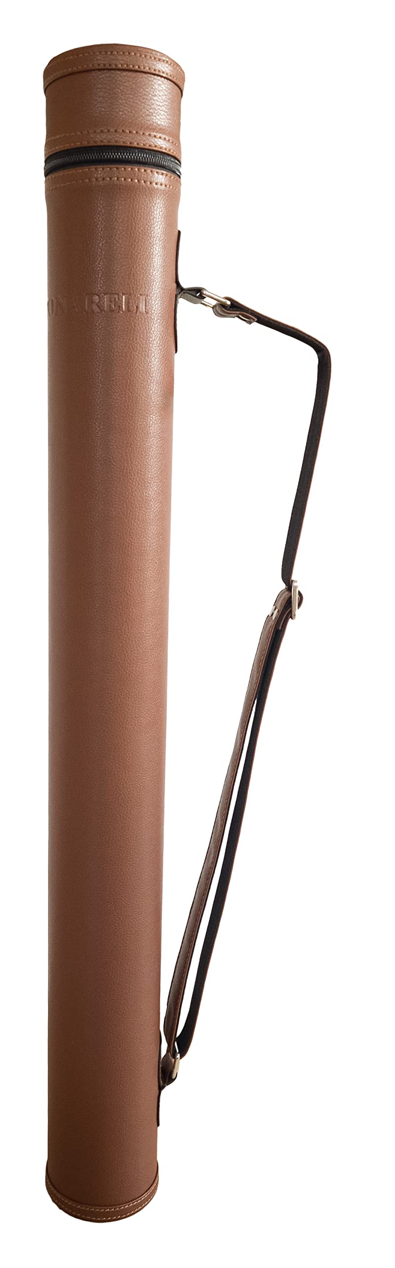 Tonareli Bass Bow Tube Case (Brown) - Durable Protection for Orchestra & Travel | Perfect for Musicians & Students