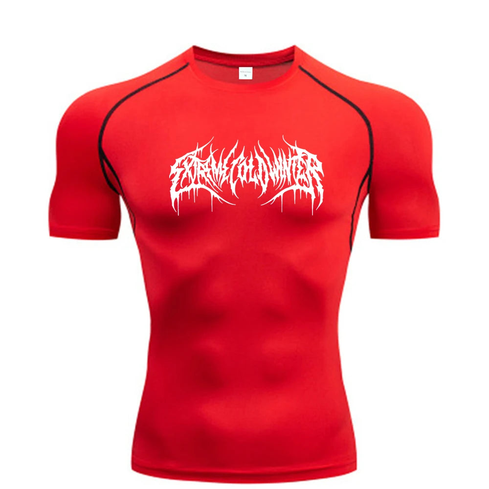 Men's Quick Dry Compression T-Shirt - Short Sleeve Workout Top for Running, Gym & Bodybuilding | Summer Fitness Shirt (S-3XL) | Ideal for Cross Training, Jogging & Active Lifestyle