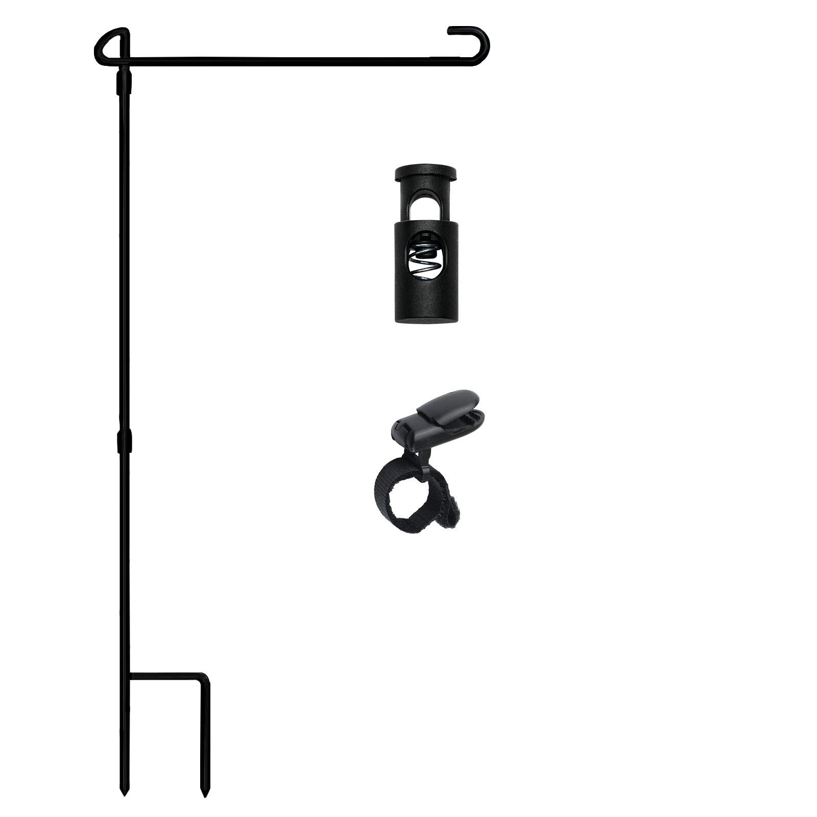 Premium Garden Flag Stands & Holders - Heavy Duty Yard Flag Pole for 12.5