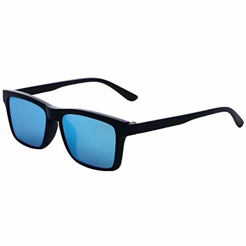 Polarized Sunglasses with Blue Light Filter - 0.75 Strength Reading Glasses in Light Black Frame for Driving, Outdoor & Computer Use