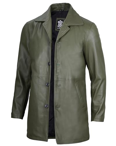 Super - Green Leather Coat