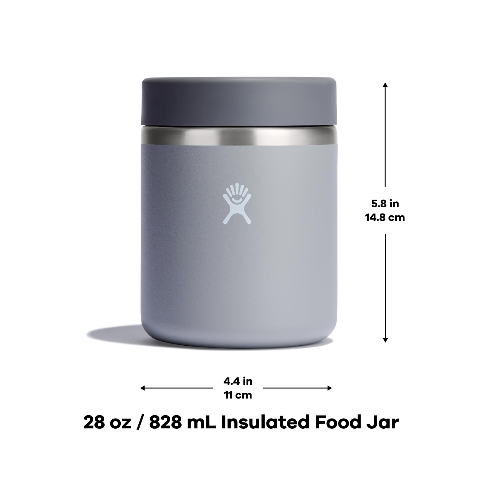 Hydro Flask Insulated Food Jar - 18oz Stainless Steel Vacuum Insulated Lunch Container for Hot & Cold Meals - Perfect for Work, School, Hiking & Travel