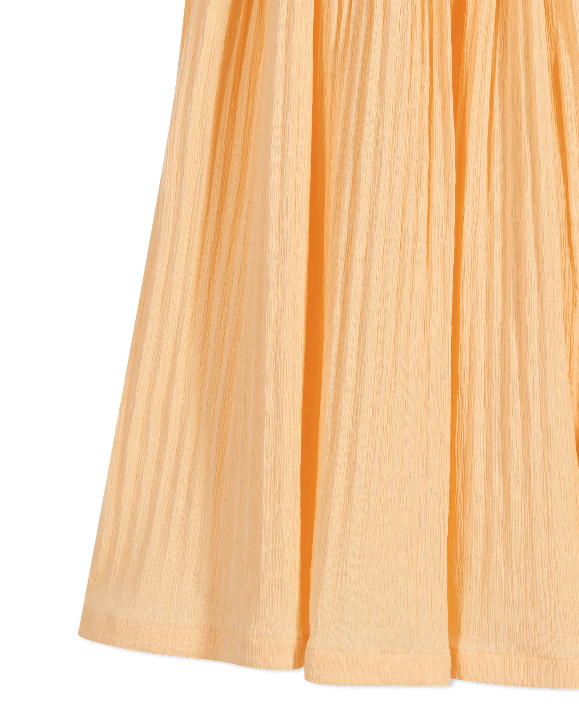Stylish Accordion Pleat Midi Skirt for Women - Flowy A-Line Knee-Length Skirt with Elastic Waistband - Perfect for Office, Date Night & Spring Outfits